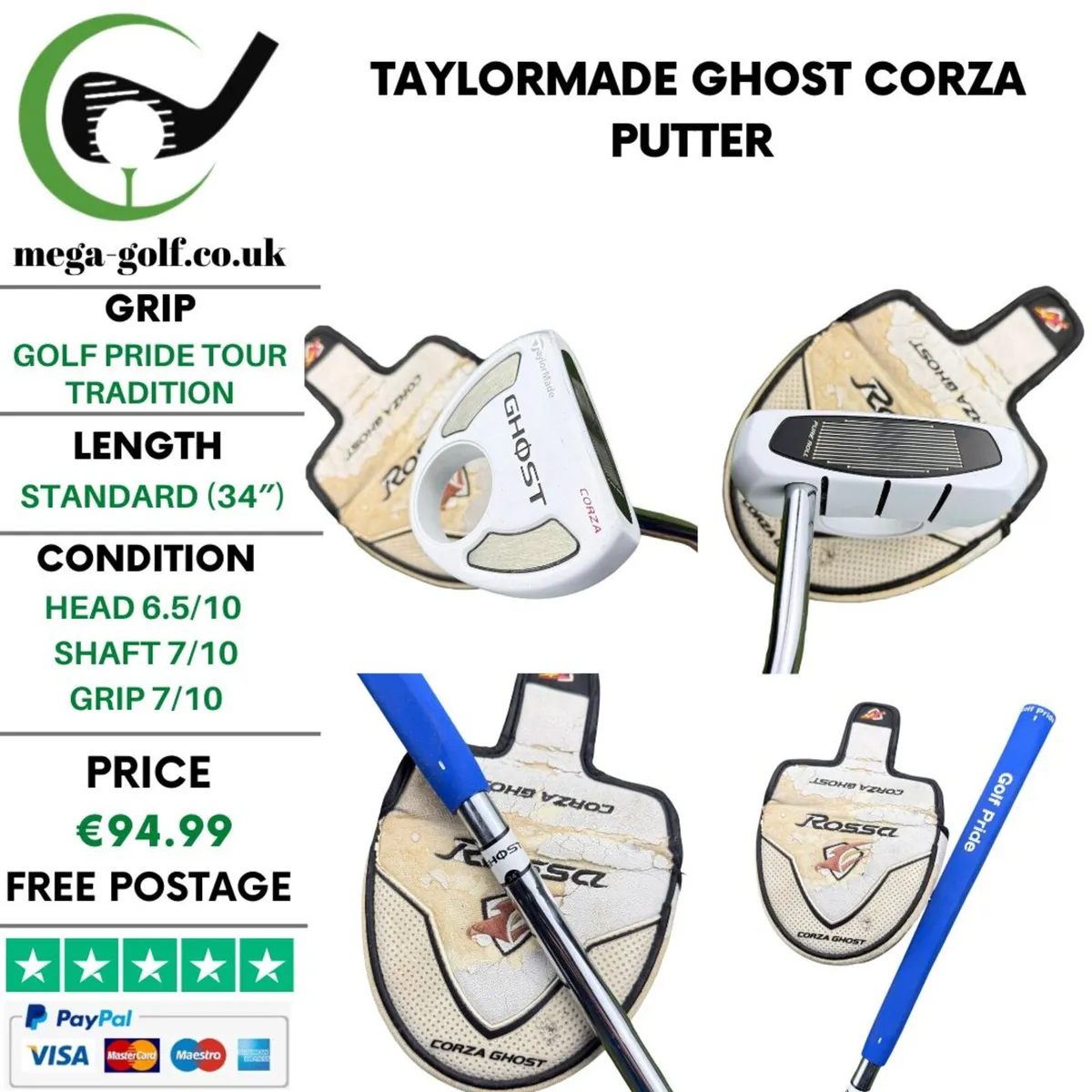 Taylormade Ghost Corza Putter / 34'' - Image 1