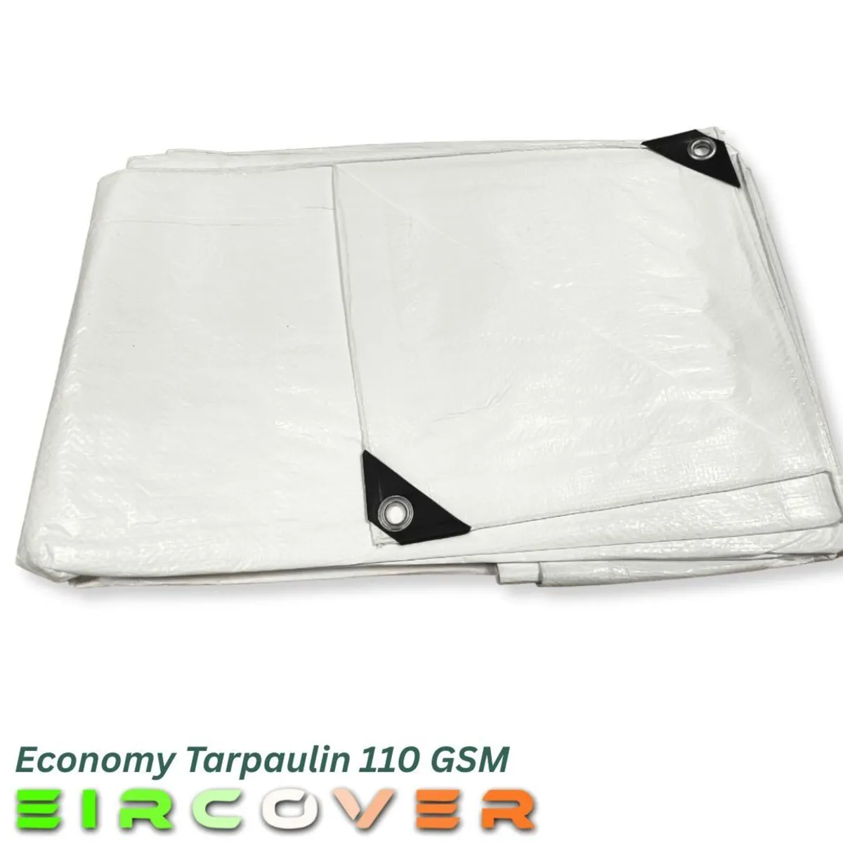 Economy Tarpaulin 12m x 16m (39' - 53') 110 gsm - Image 4