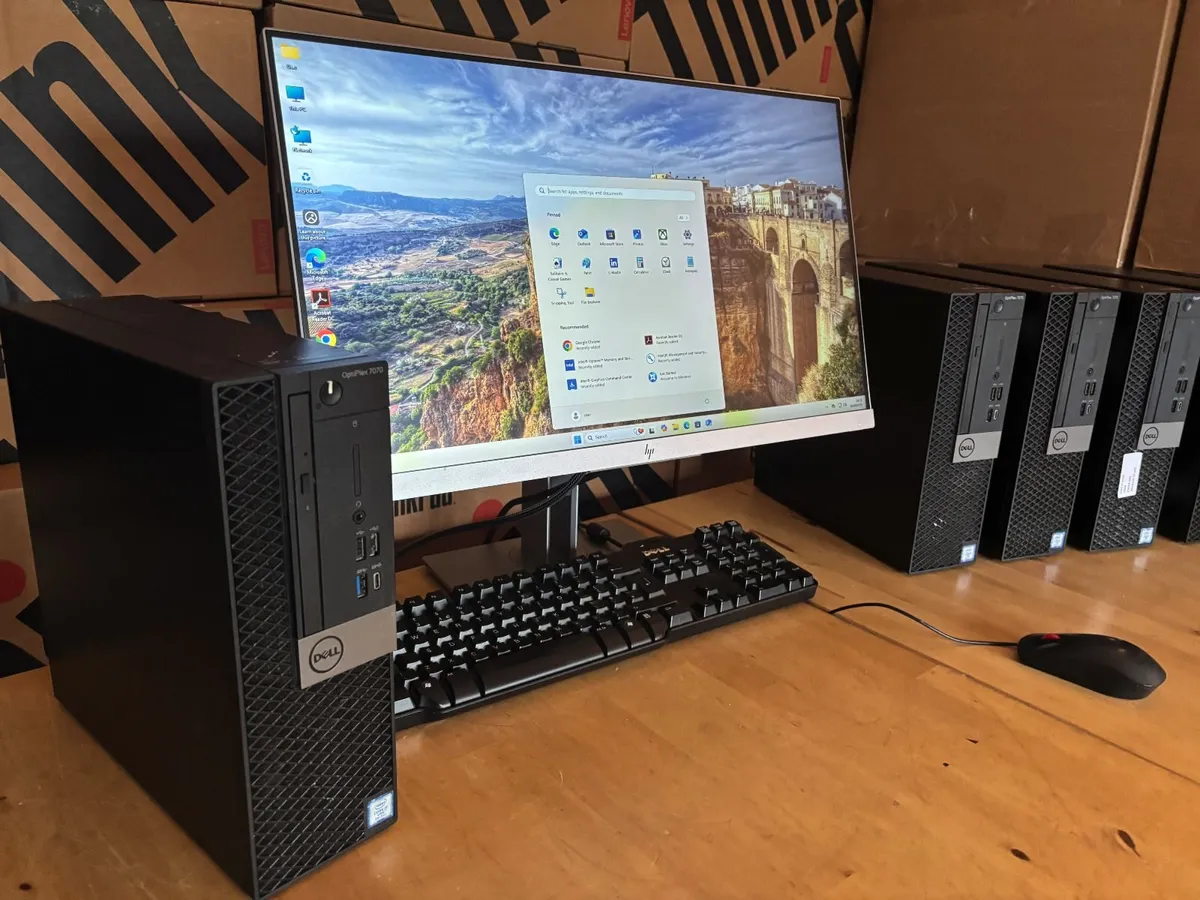 Dell Optiplex PCs'-Octo Core i7-24"-Vat&Delivery - Image 1