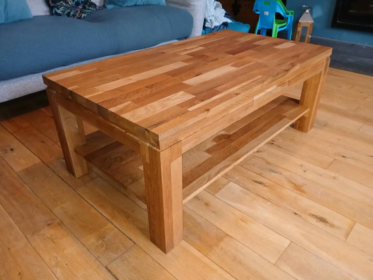 Coffee Table and Lamp Table oak - Image 1