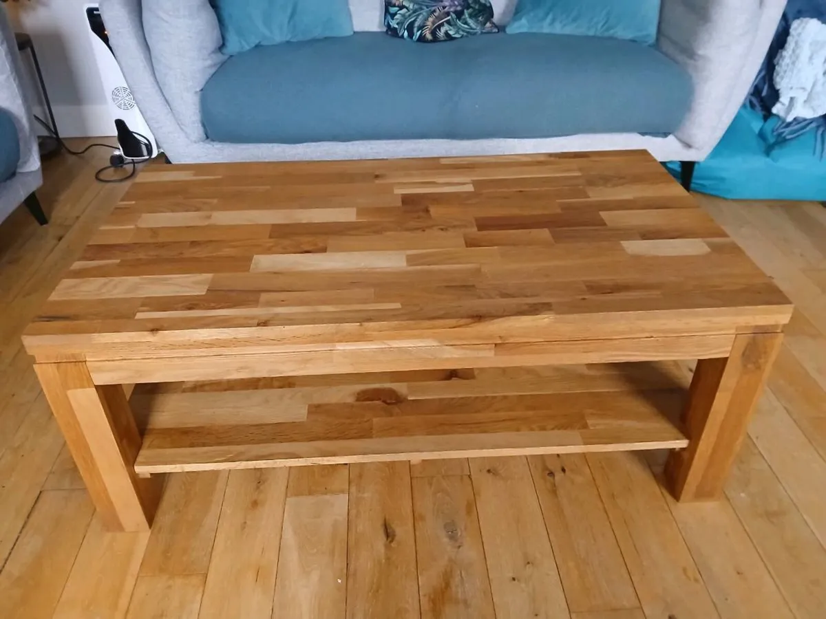 Coffee Table and Lamp Table oak - Image 3