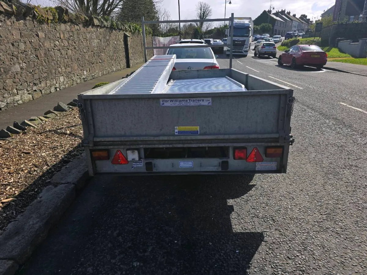 10ft ifor williams builders dropside trailer - Image 3