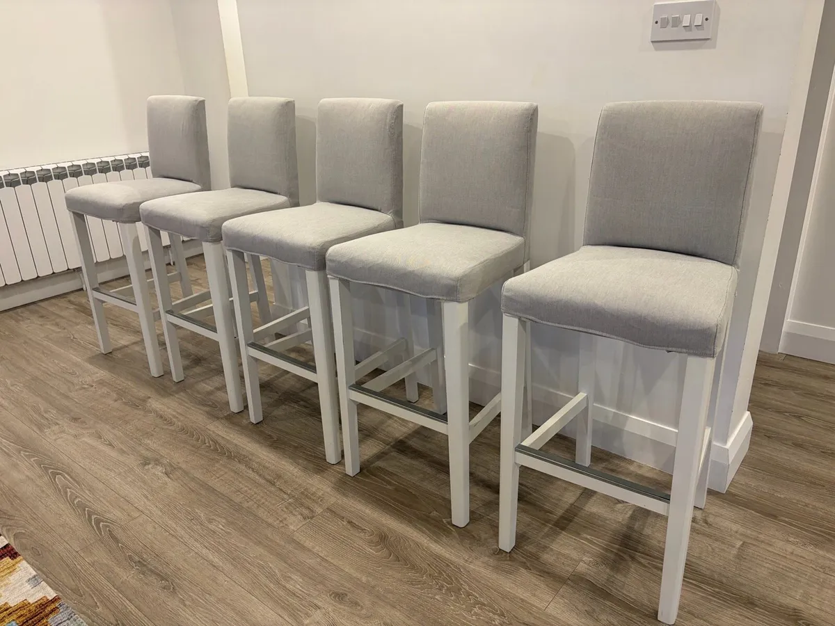 Set of 5 High Stools - Image 2