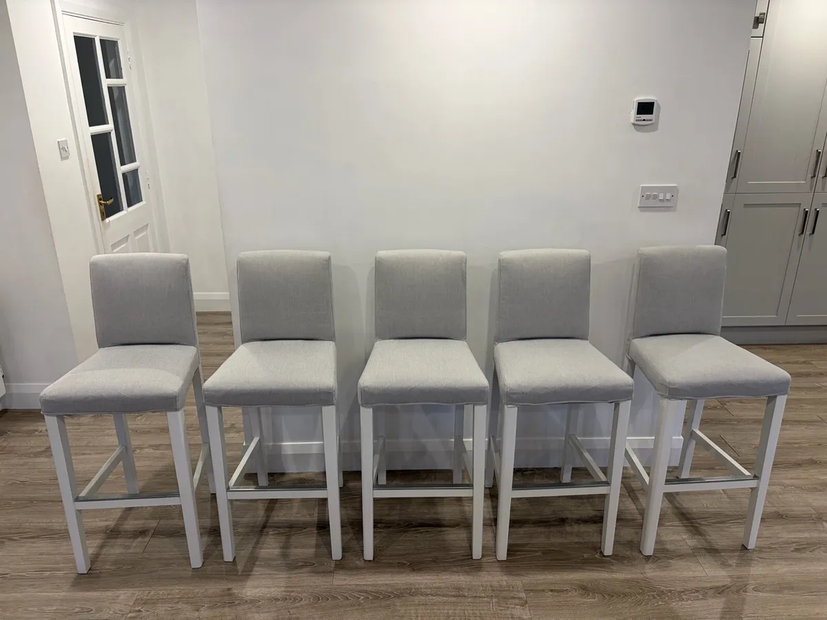 Set of 5 High Stools - Image 3