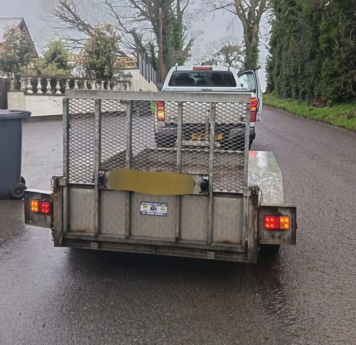 8x4ft indespension plant trailer 2ton diggers - Image 2