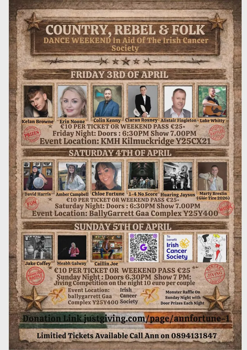 Country Rebel and Folk Dance Weekend