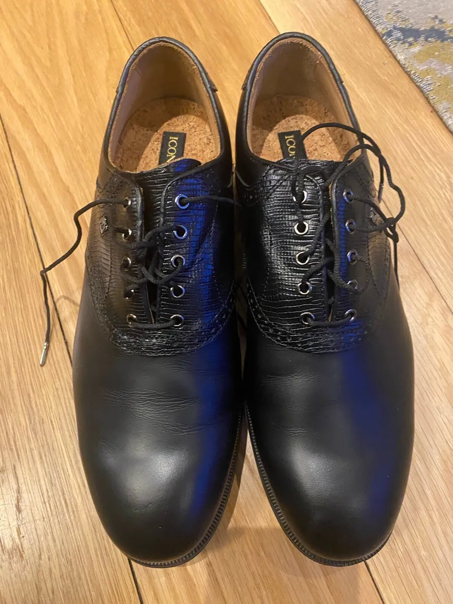 Footjoy icon black size 10uk - Image 1