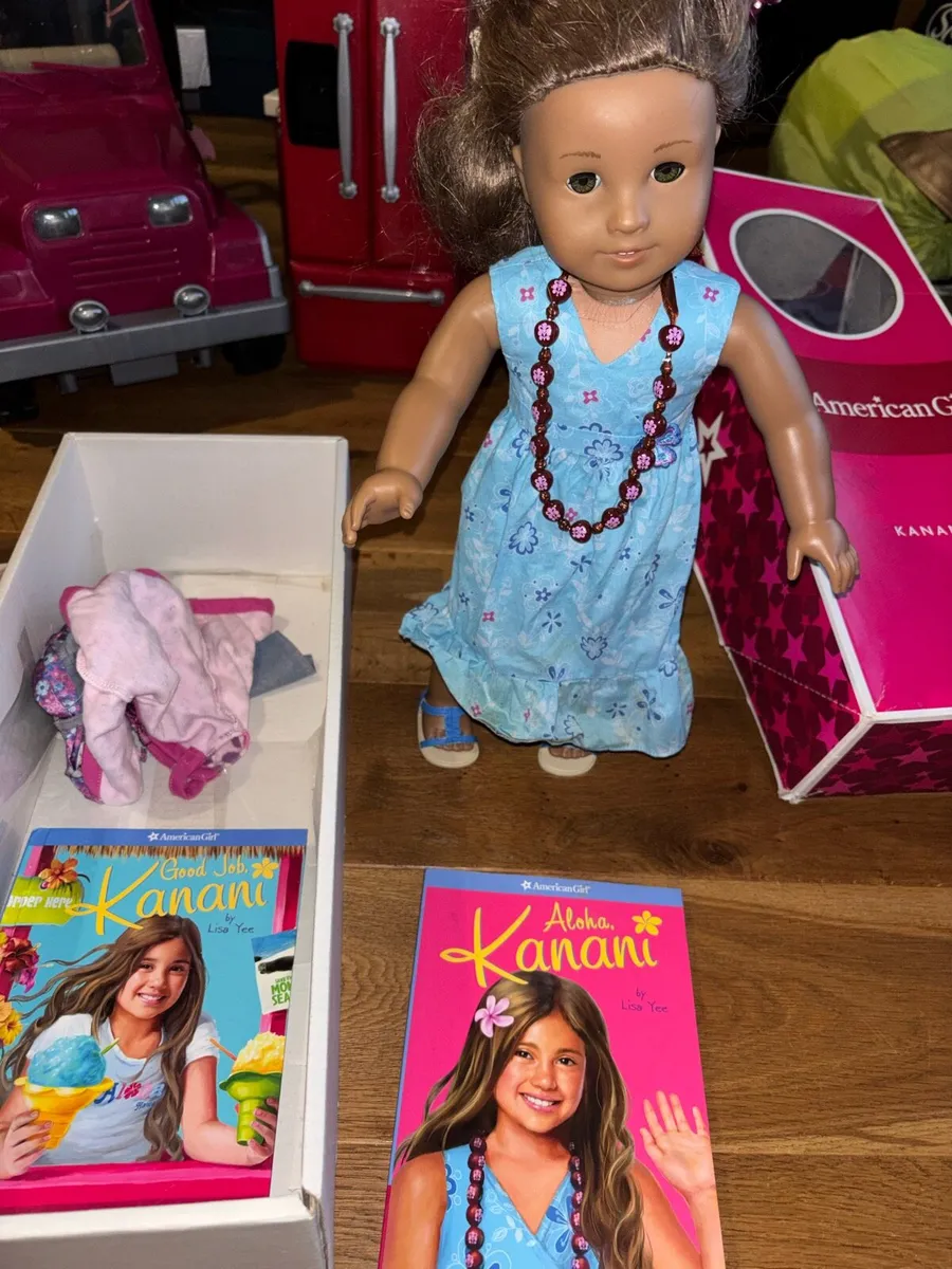 American Girl Doll with matching books - Image 2