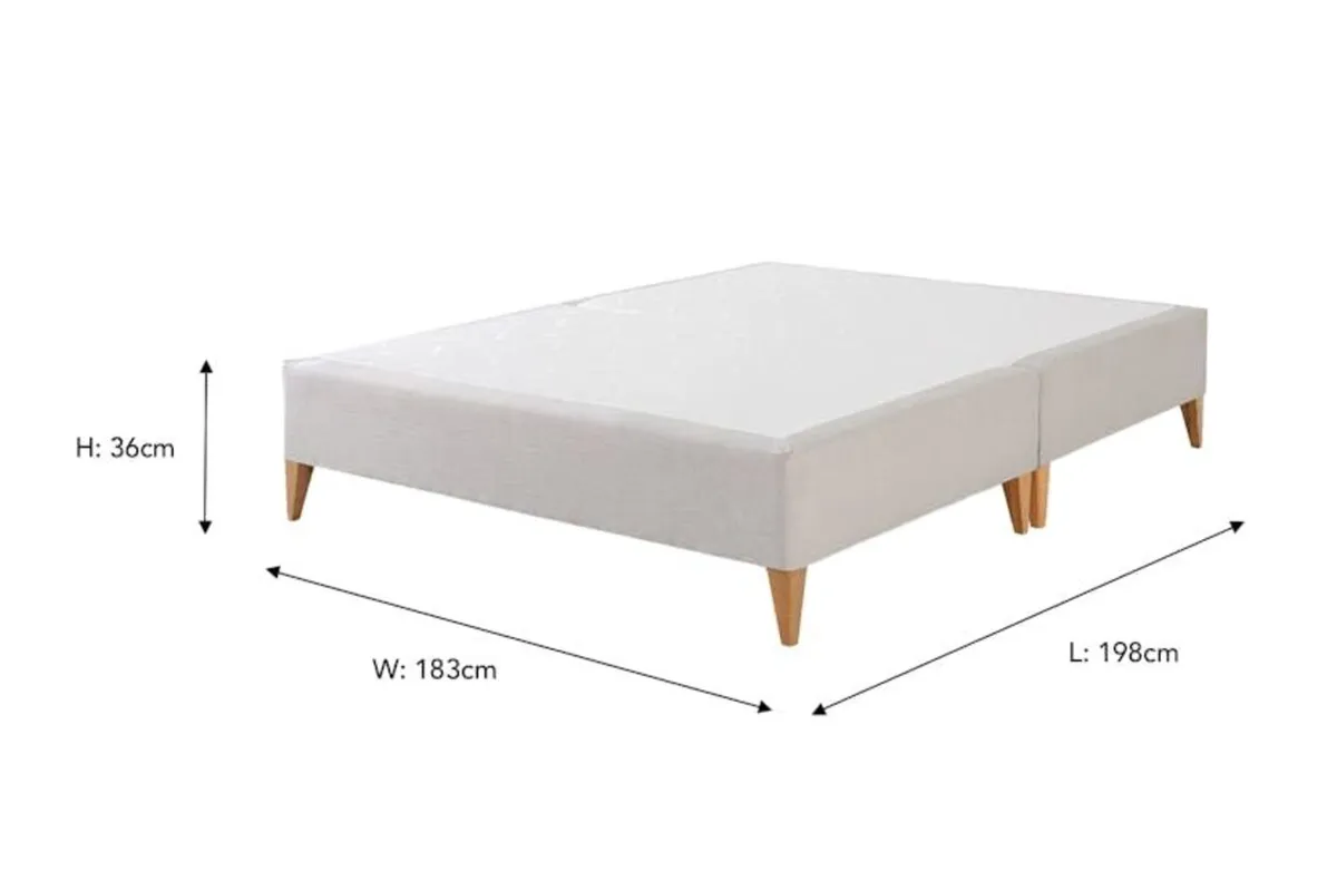 Super King  Briody Ora Base with Natural Leg