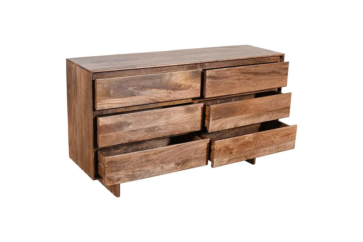 Karma 6 Drawers  Wooden Chest - Image 3