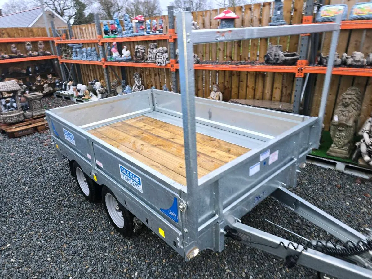 New Dale kane 8x5ft builders dropside trailer - Image 1