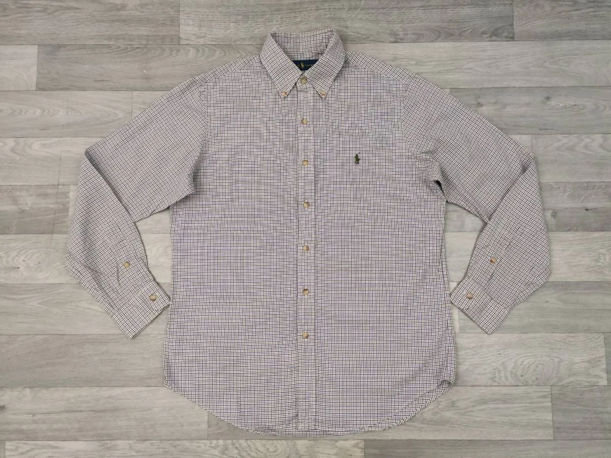 Ralph Lauren Check Oxford Shirt Mens M/L - Image 1