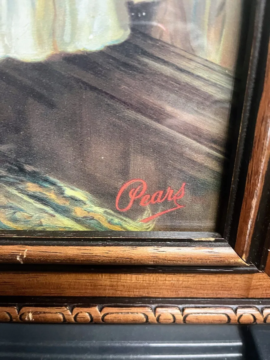 Large Vintage framed  Pears Naughty Boy print - Image 3