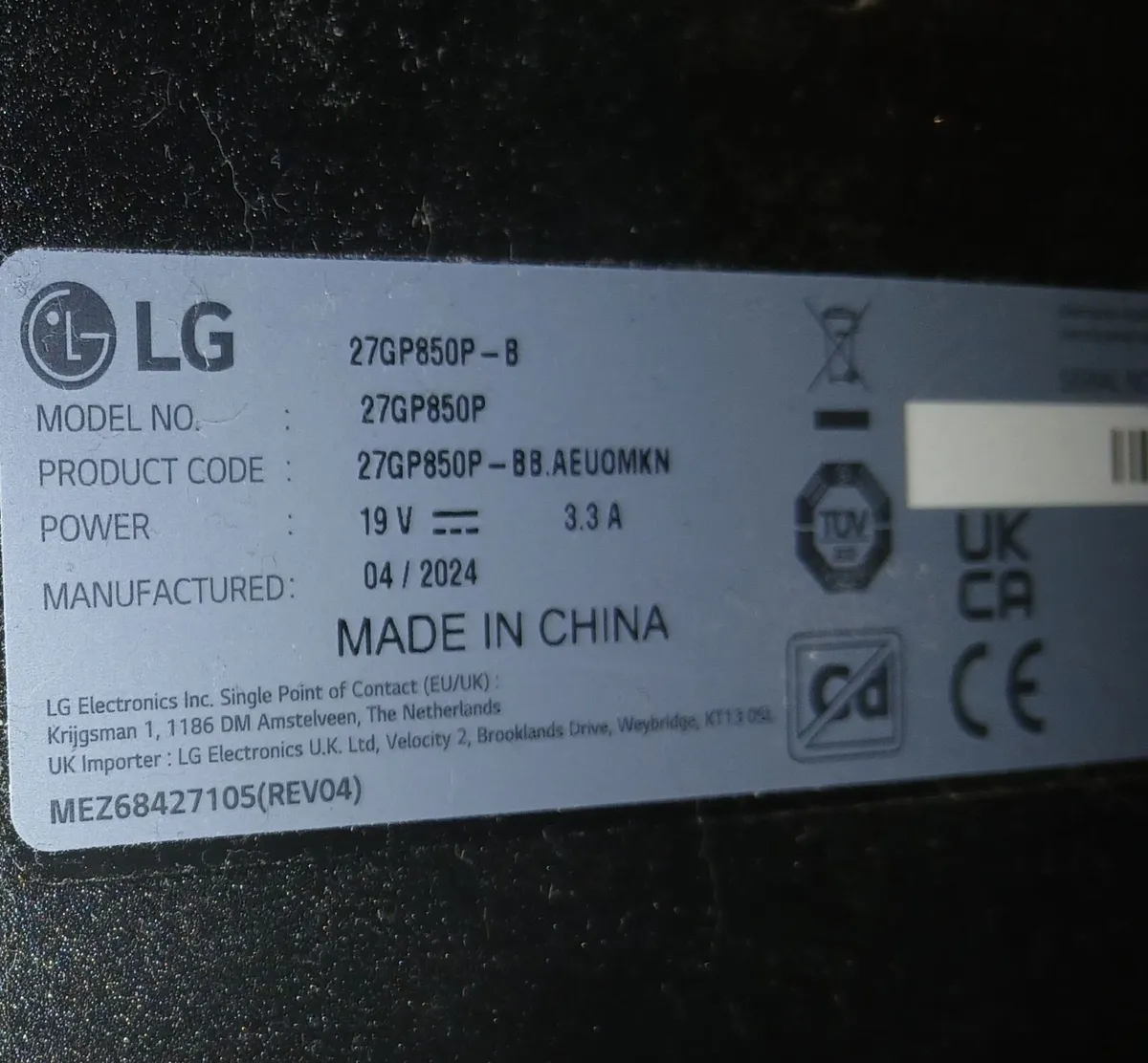 LG Monitor LG 27GP850P-B - Image 4