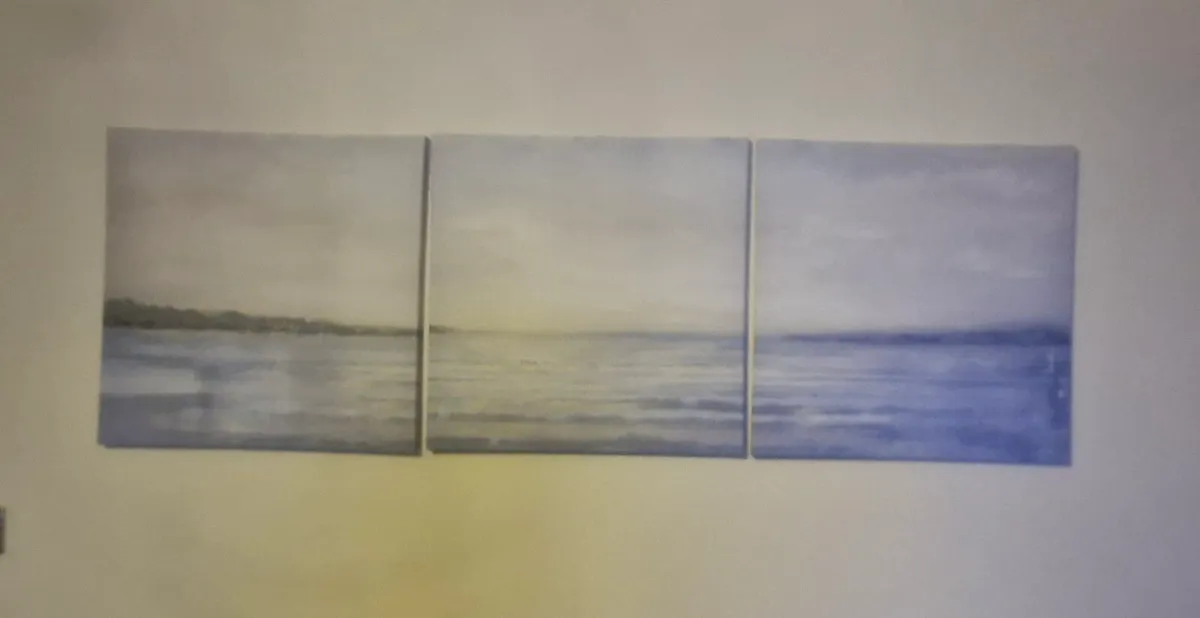 2 x 3 seater blue sofas - Image 3