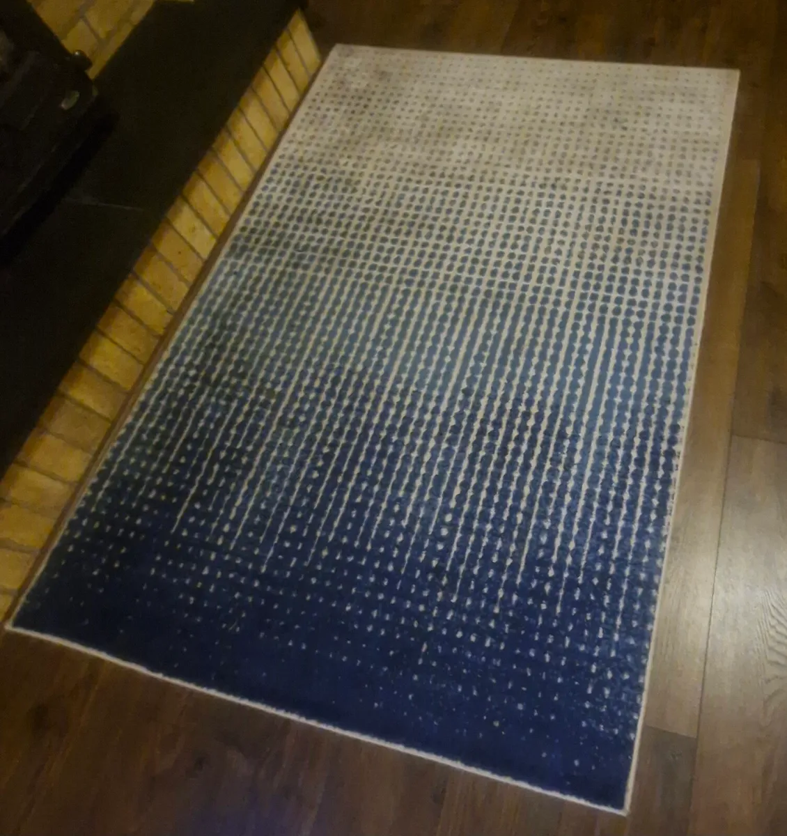 2 x 3 seater blue sofas - Image 4