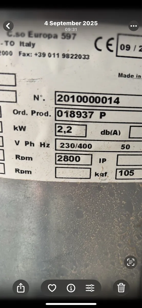 2 bag dust extractor - Image 2