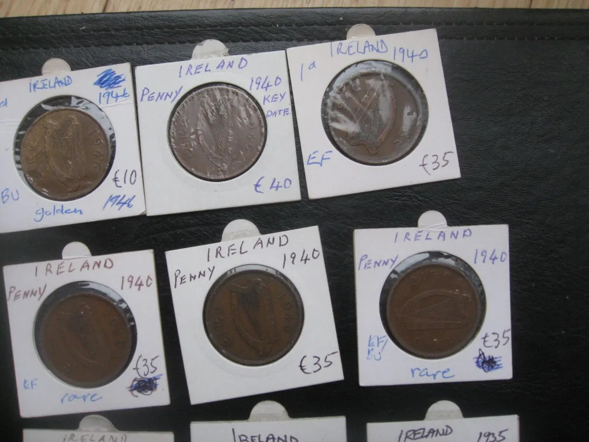 Irish Pennies - 1930s/40's - Various Prices - Image 3