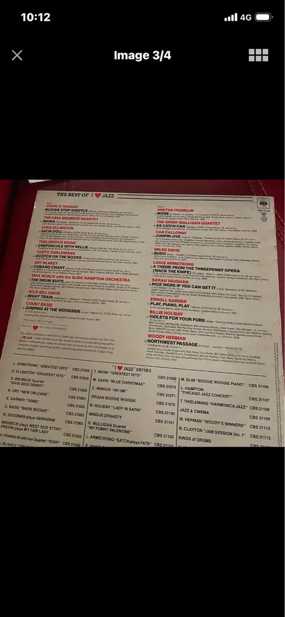 Vintage Vinyls- Jazz & Blues - Image 3