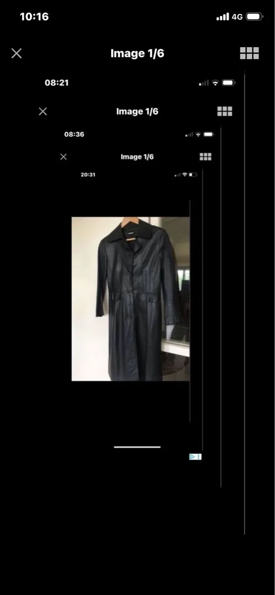 Ladies Leather Coat - Image 1