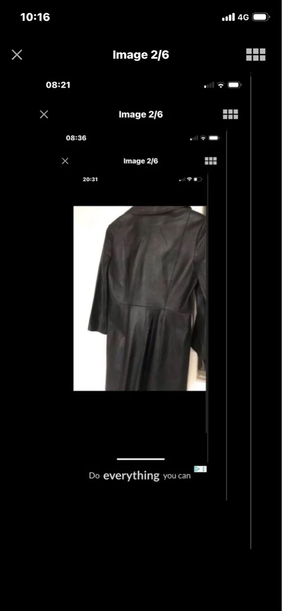 Ladies Leather Coat - Image 2
