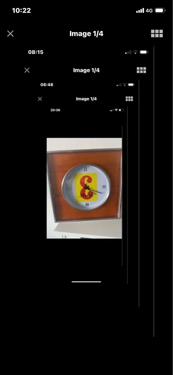 J & B scotch Whisky Bar Clock - Image 1