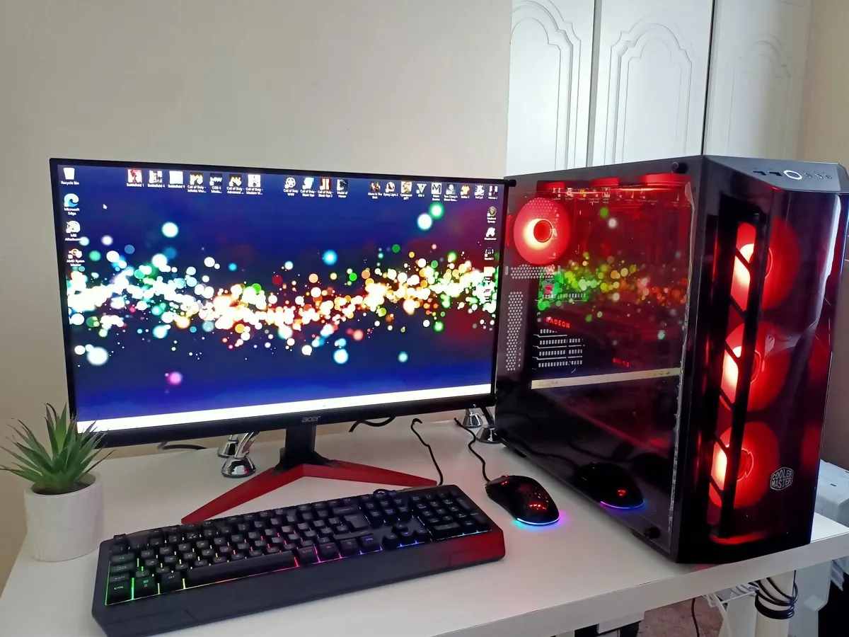 Fast Gaming PC Cooler Master case Windows 11 Pro - Image 4