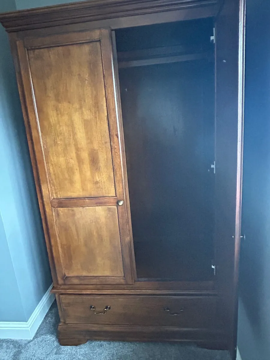 2 door solid wardrobe - Image 1