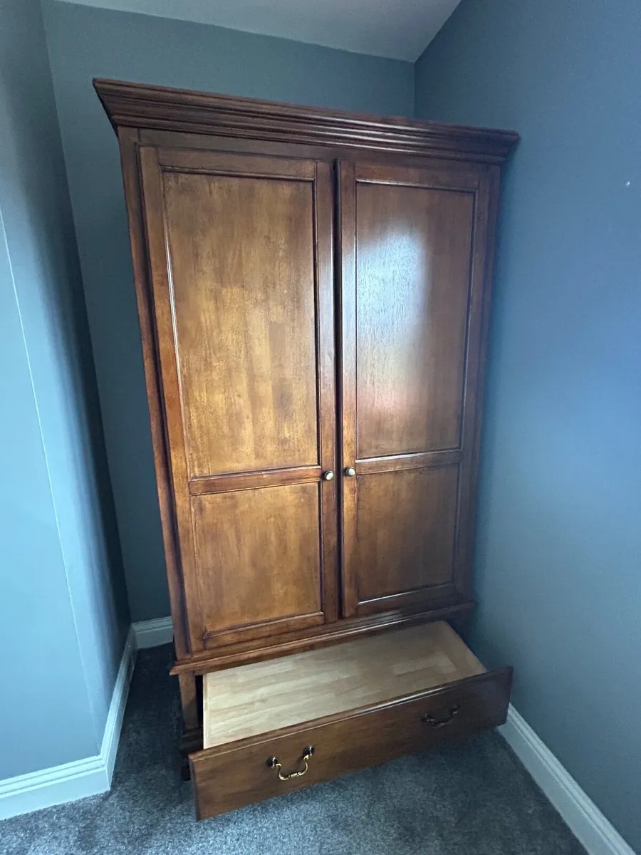 2 door solid wardrobe - Image 2