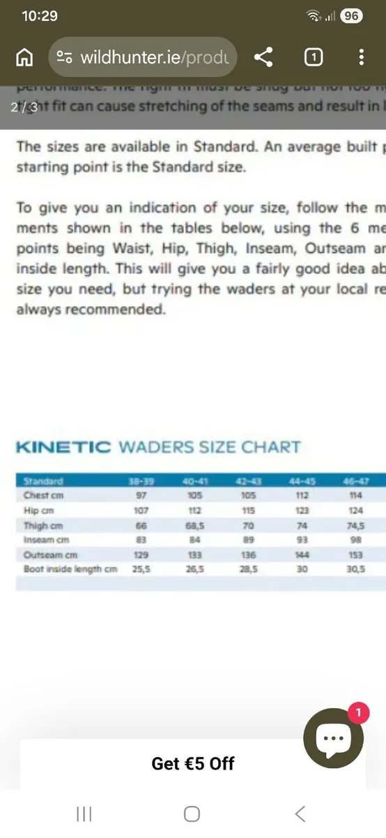 Brand new Fishing Chest waders - Image 3