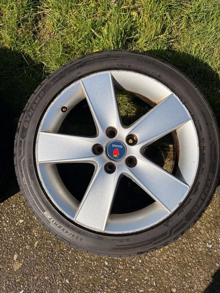 17” 5x110 Saab ALU 59 Alloys x4 - Image 4