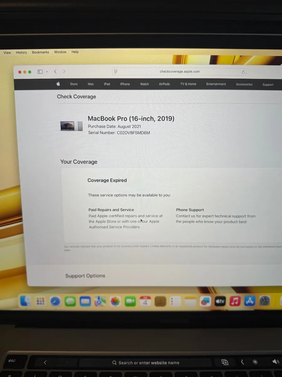 MacBook Pro 16 2019 i7/16GB/512SSD/353c - Image 3