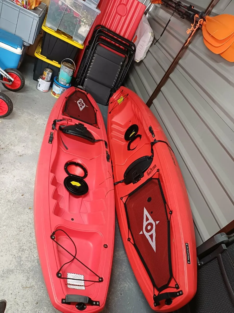 TWO modular Point 65N Falcon tandem kayaks - Image 1