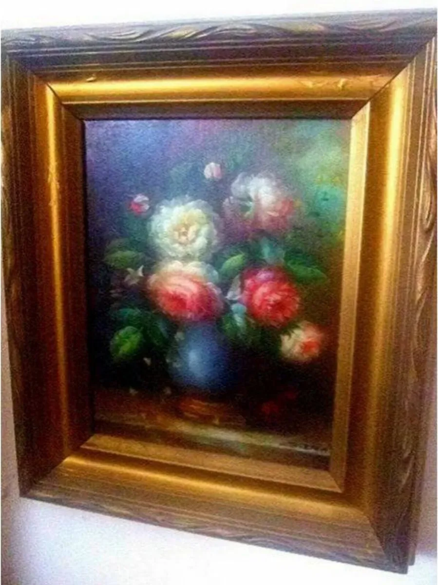 Vintage Victorian Oil Siigned 'C. Josephin' - Image 1