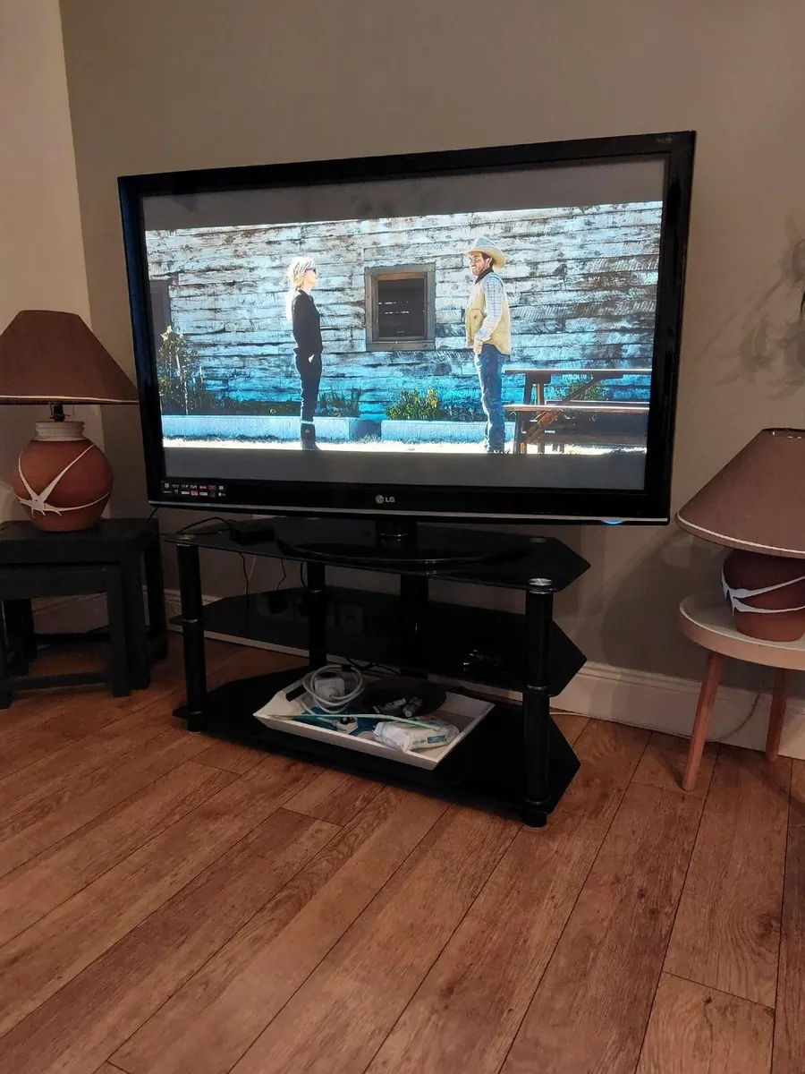 TV and stand for sale