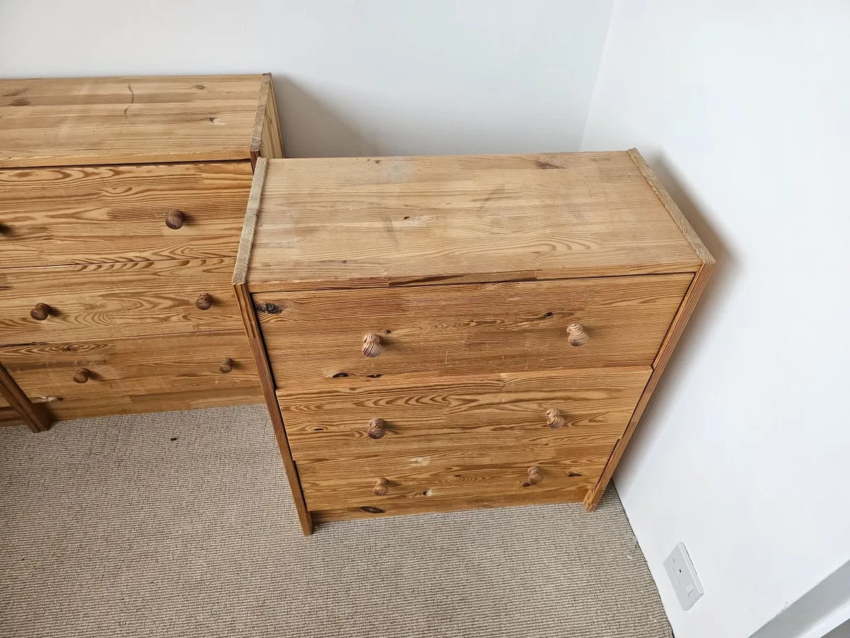 Ikea chest of drawers solid wood pine - Image 3