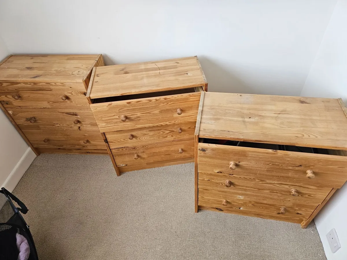 Ikea chest of drawers solid wood pine - Image 4