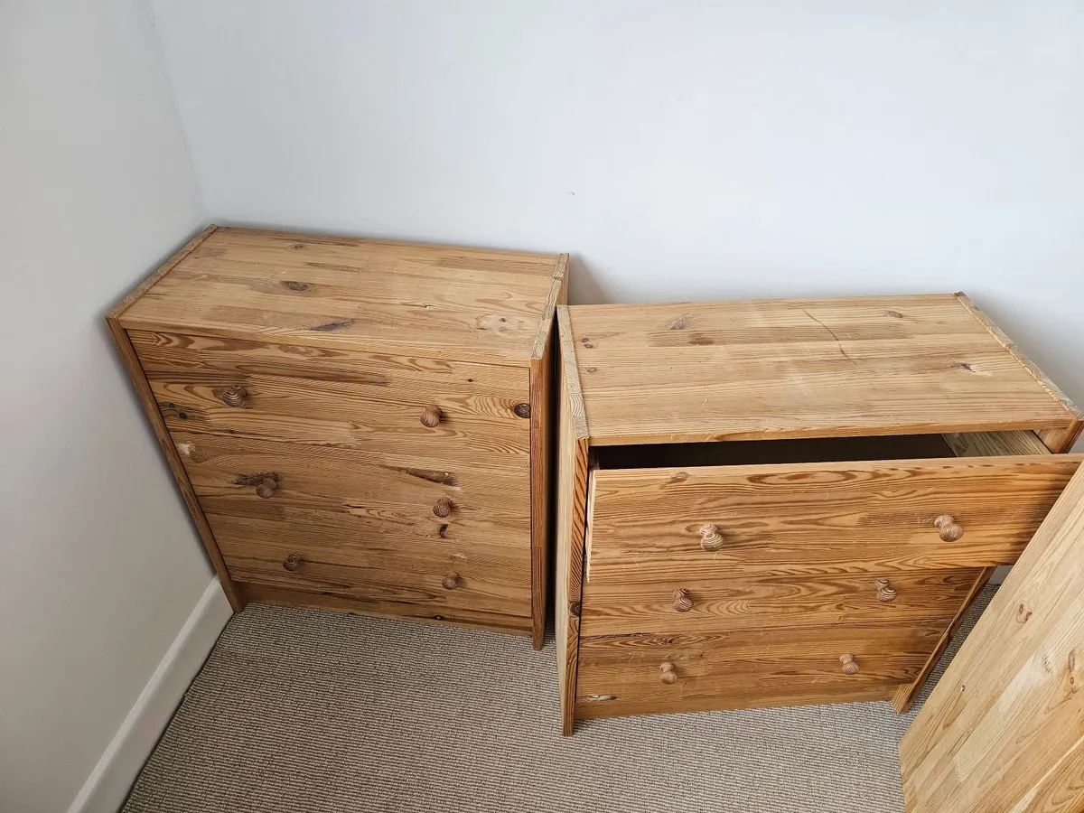 Ikea chest of drawers solid wood pine - Image 2