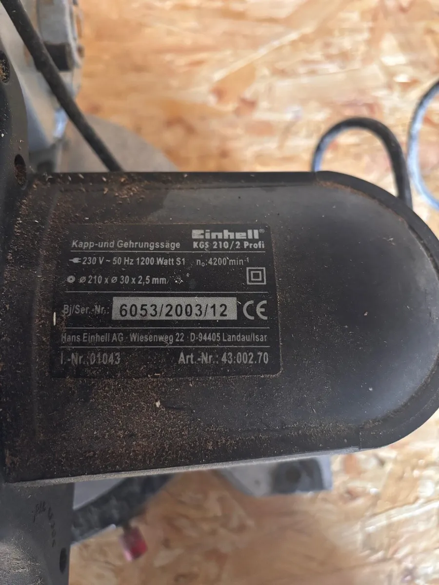 Einhell KGS210 profi mitre saw. - Image 4