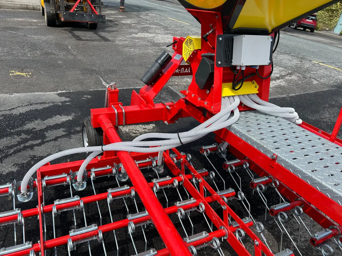 New Jarmet 3M Grass Harrow with Air Seeder - Image 3