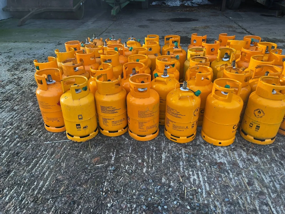 Stock up on gas. EMPTY CYLINDERS AVAILABLE