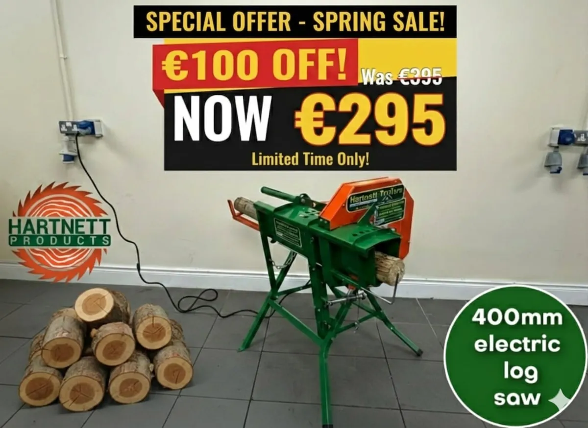 Electric Log Saw with 400mm blade - Image 1