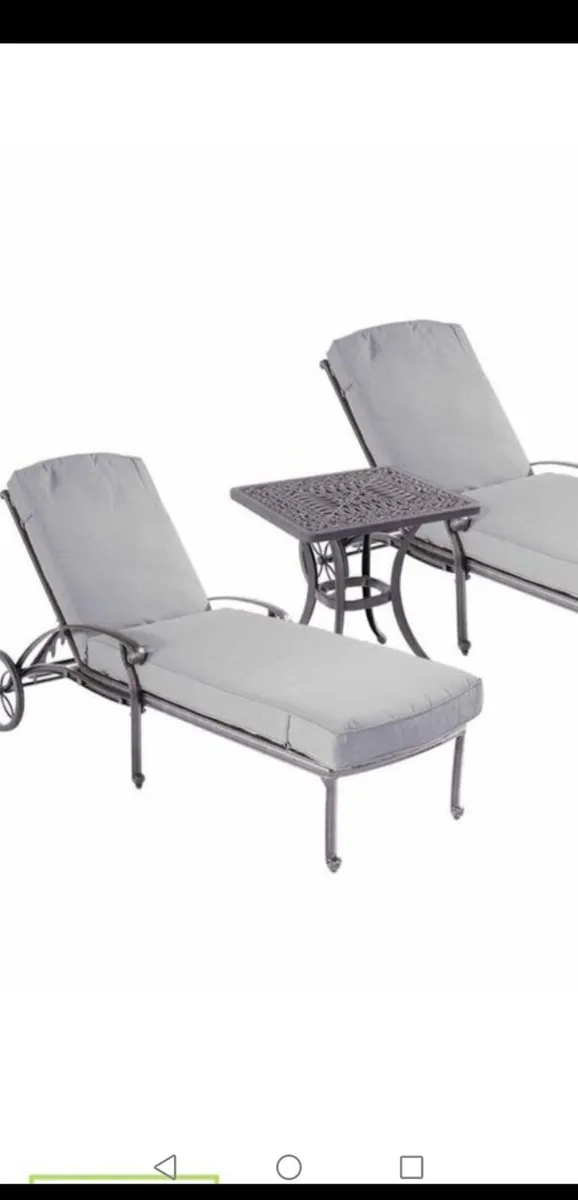 Brand New Hartman Cast Aluminium Lounger - Image 1