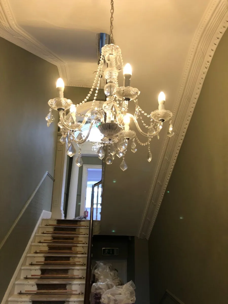 Glass Chandelier Light fittings - Image 1