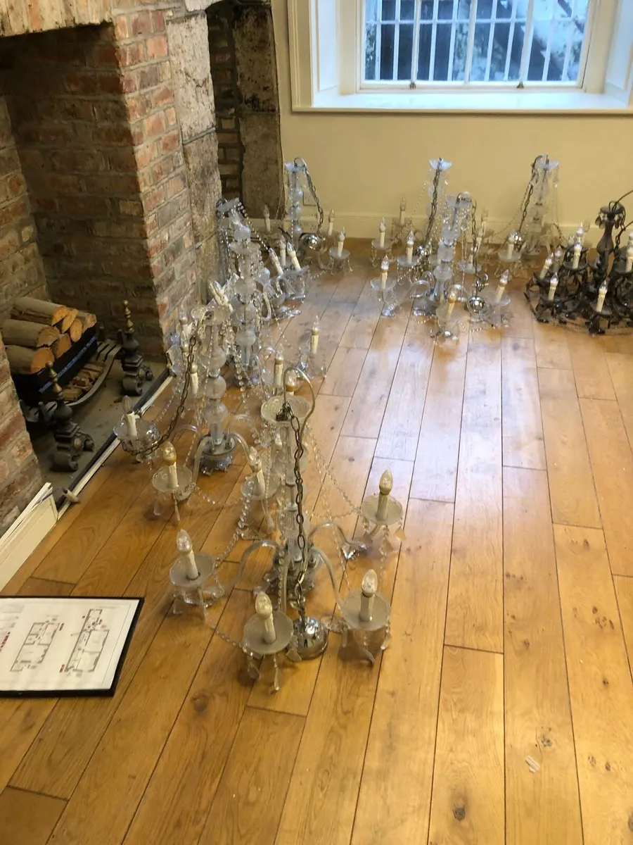 Glass Chandelier Light fittings - Image 3