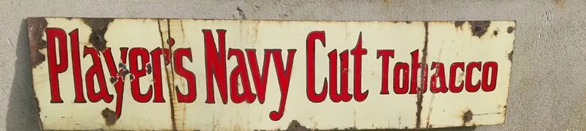 Enamel Sign - Image 1