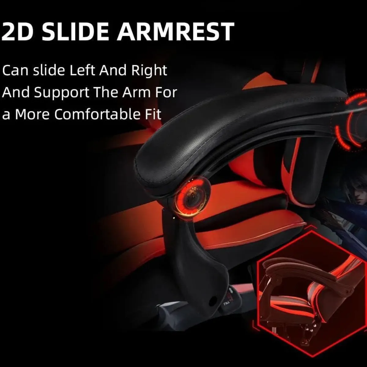 Gaming Chair Ergonomic Computer Office Desk - Image 4