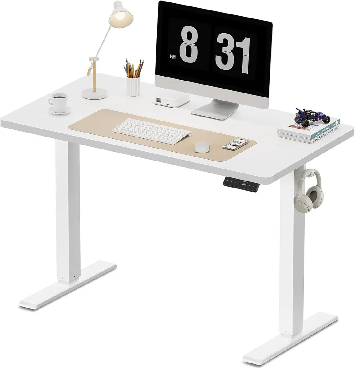 100 x 60 cm Standing Desk Electric Height - Image 1