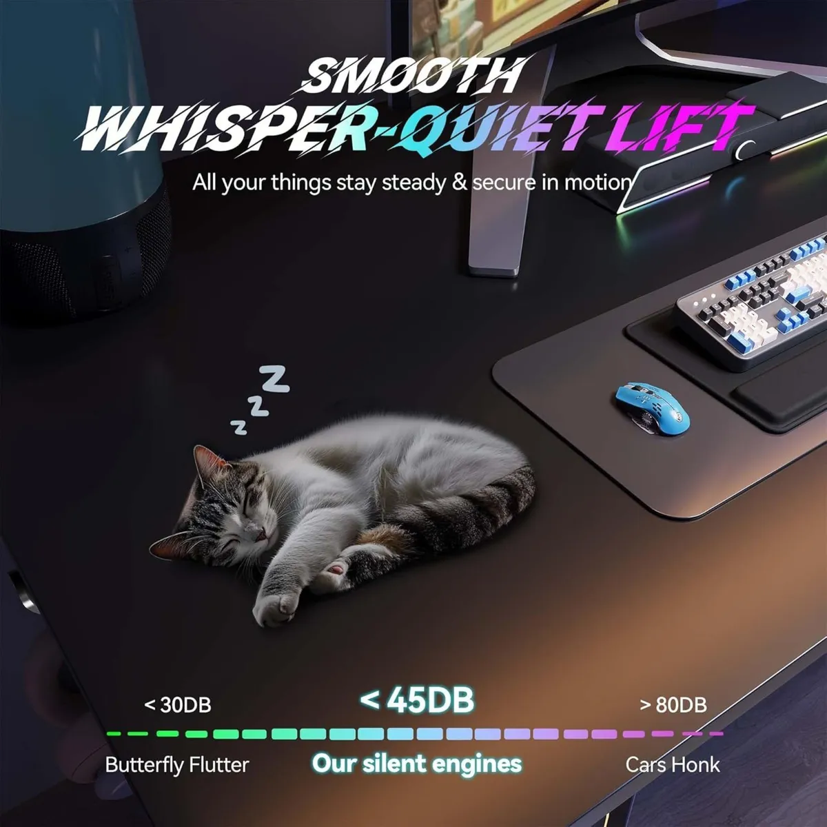 Electric Standing Desk 40x24 Inches Adjustable - Image 3