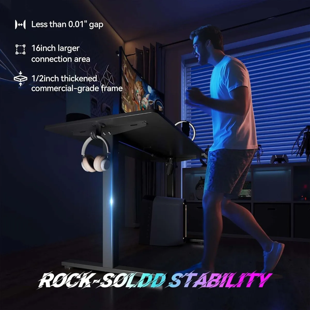 Electric Standing Desk 40x24 Inches Adjustable - Image 2